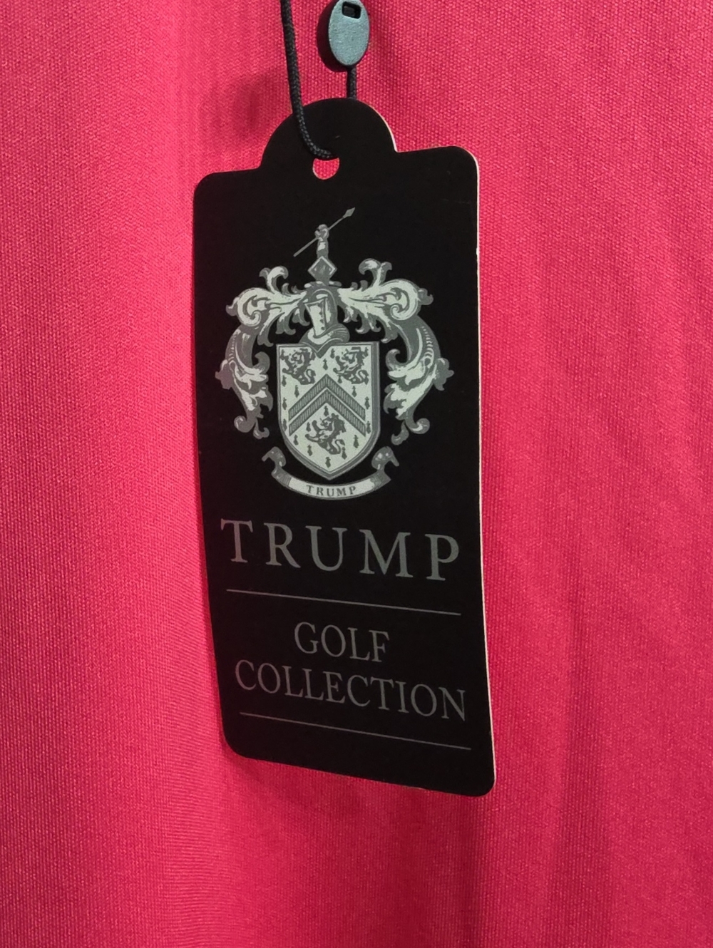 NWT Trump Golf By Greg Norman Hibiscus Pink 1/4 Pull Over -  Size S/P - Picture 3 of 6